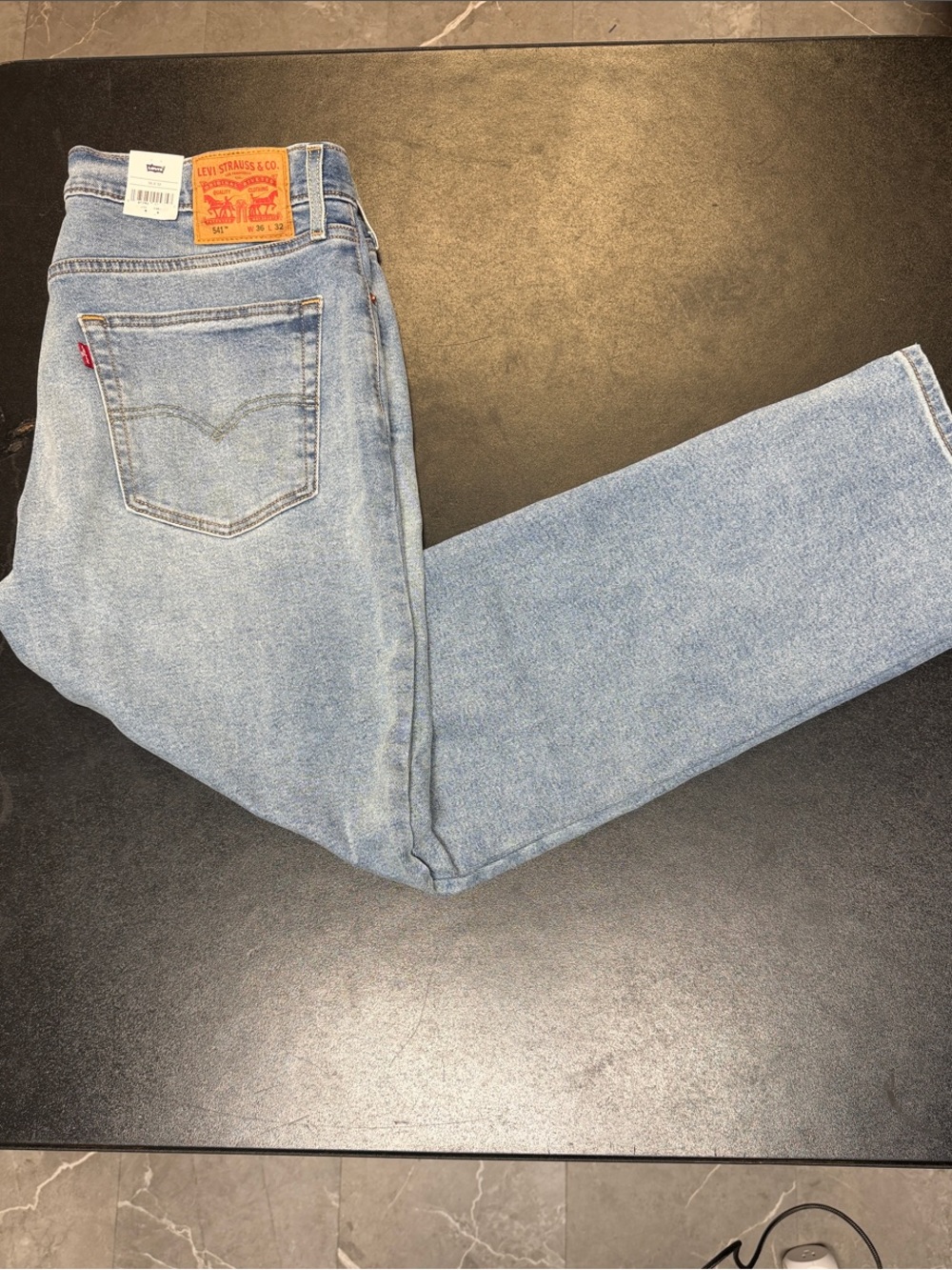 Levi's Men's Light Wash Straight Leg Jeans